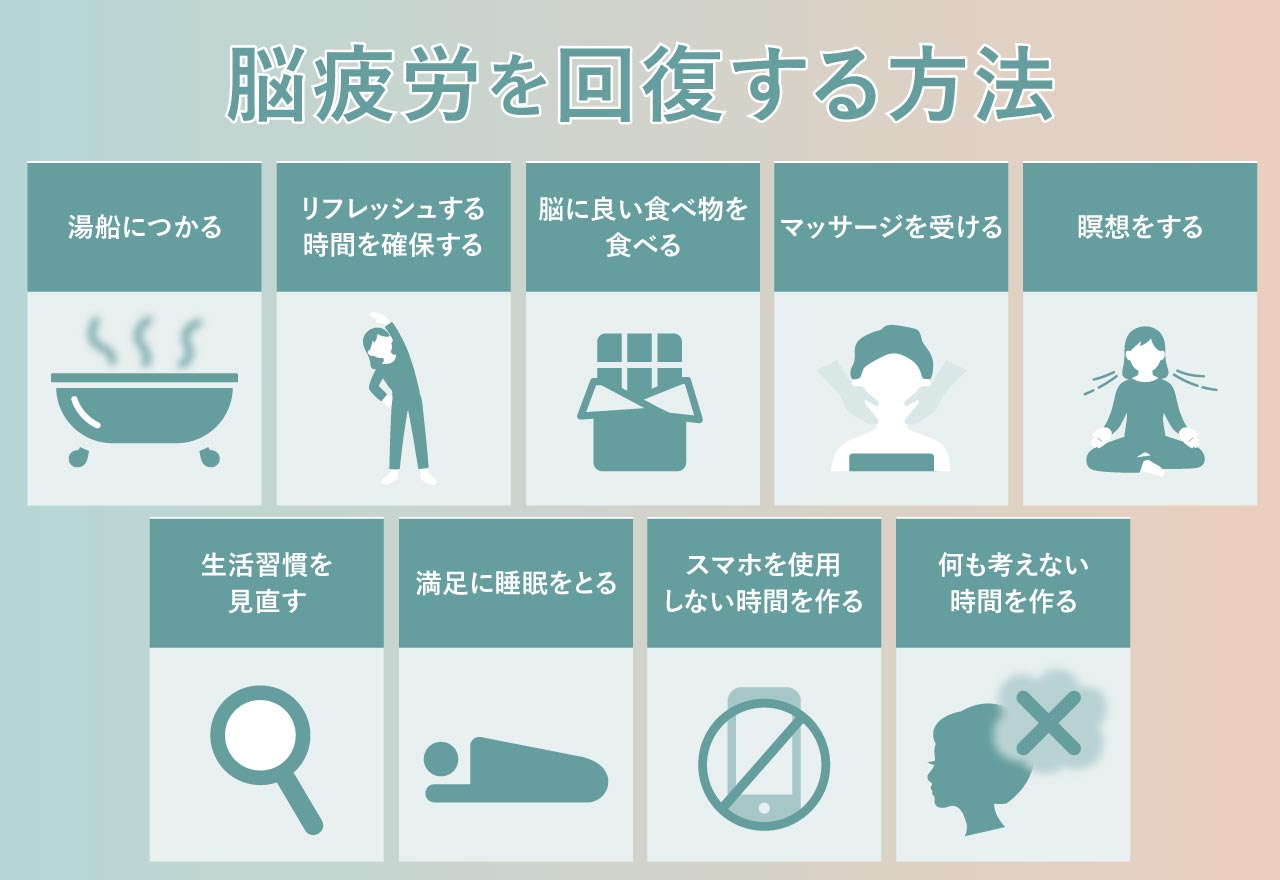 脳疲労の回復方法おすすめ9選!即効性の見込める方法や回復期間もご紹介 |BREATHER株式会社
